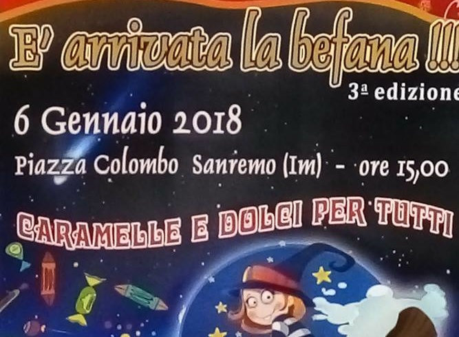 il 6 gennaio non perdetevi il consueto appuntamento con la Befana!