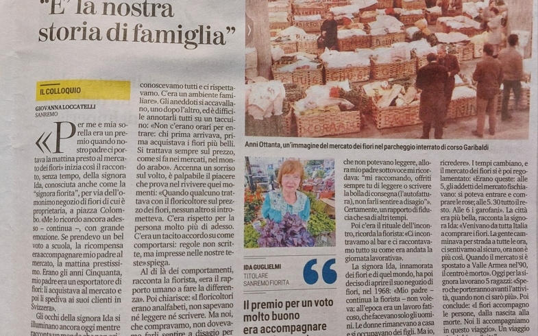 Una vita tra i fiori, la nostra titolare si racconta